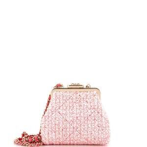 Chanel Kisslock Frame Clutch Crossbody Mini